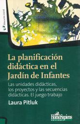 PLANIFICACION DIDACTICA EN EL JARDIN DE INFANTES, LA