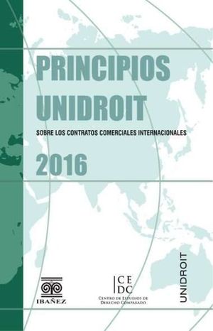 Principios Unidroit, sobre los contratos comerciales internacionales 2016
