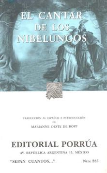 # 285. EL CANTAR DE LOS NIBELUNGOS