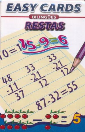 EASY CARDS BILINGUES SUBSTRACTIONS / RESTAS