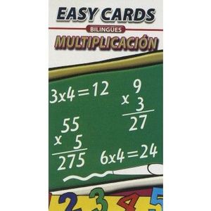 EASY CARDS BILINGUES MULTIPLICATION / MULTIPLICACION