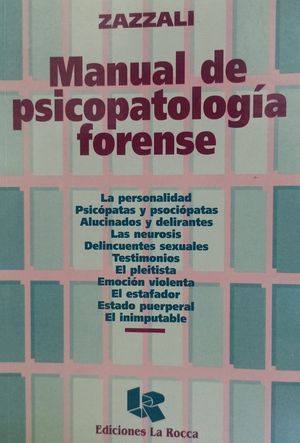Manual de psicopatología forense
