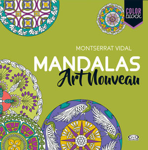 Mandalas art nouveau color block