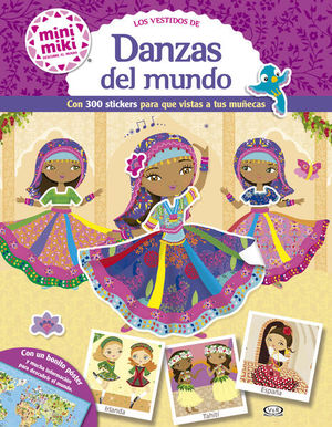 Los vestidos de danza del mundo / 300 stickers