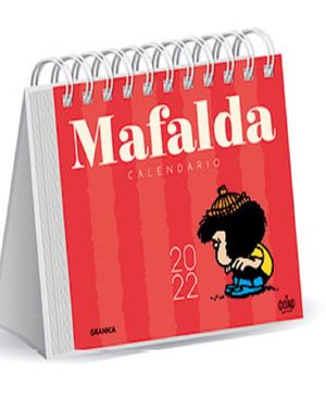 Calendario de escritorio 2022 Mafalda (Color rojo)