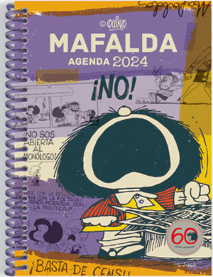 Agenda 2024 Mafalda Feminista Violeta (Anillada)