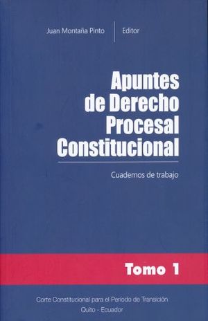 APUNTES DE DERECHO PROCESAL CONSTITUCIONAL / TOMO 1