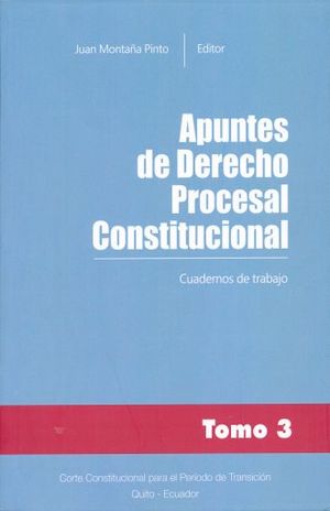 APUNTES DE DERCHO PROCESAL CONSTITUCIONAL / TOMO 3