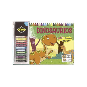 Dinosaurios. Gran libro para colorear / Pd.