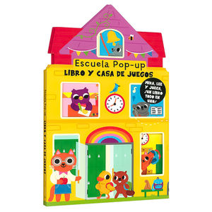 Escuela Pop up. Libro y casa de juegos / Pd.