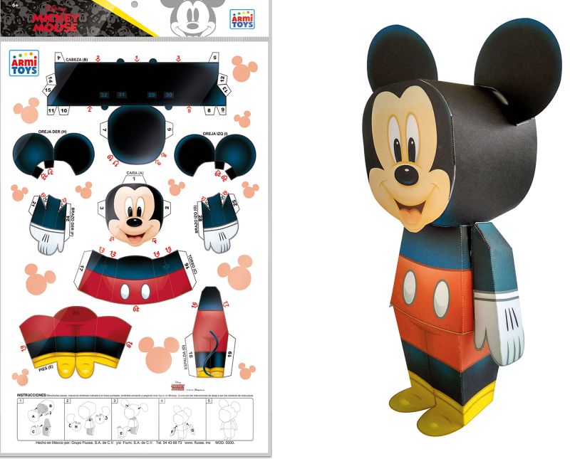 ARMABLE MICKEY MOUSE. Material Sótano