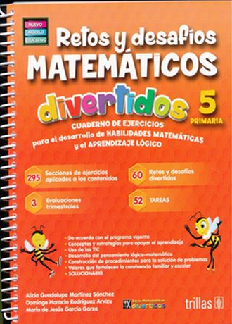 Retos Y Desafios Matematicos Divertidos 5 Primaria 3 Ed Martinez Sanchez Alicia Guadalupe Libro En Papel 9786071736581 Libreria El Sotano