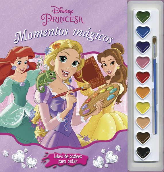 Princesas Disney. Momentos mágicos. Libro de colorear con 70 pegatinas - La  Casa del Estudiante