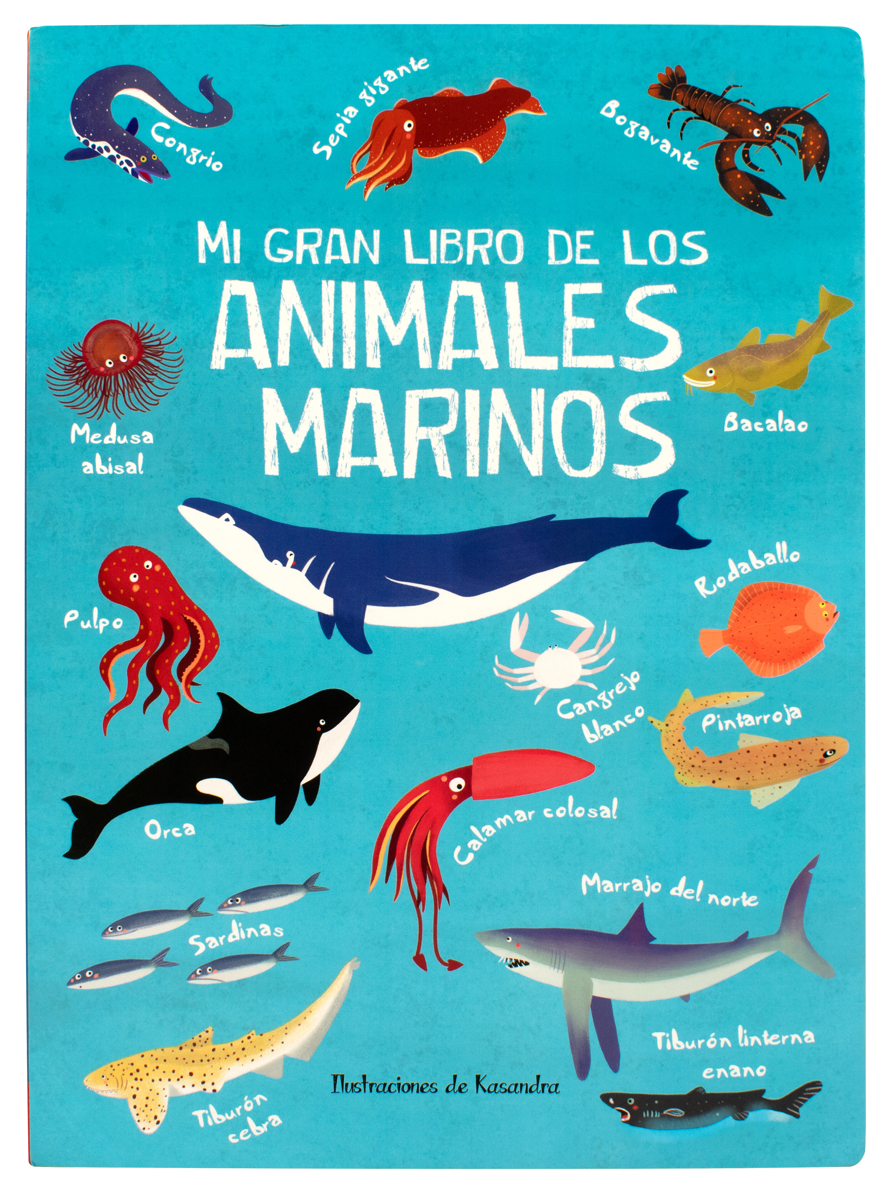 Mi gran libro de los animales marinos. SILVER DOLPHIN. Libro en papel.  9786075329727 Librería El Sótano