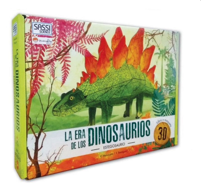 Estegosaurio. La era de los dinosaurios (Libro + maqueta 3D). MANOLITO  BOOKS. Libro en papel. 9788417299675 Librería El Sótano