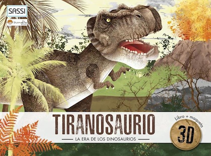 Tiranosaurio. La era de los dinosaurios T Rex / Libro + Maqueta 3D.  MANOLITO BOOKS. Libro en papel. 9788417299927 Librería El Sótano