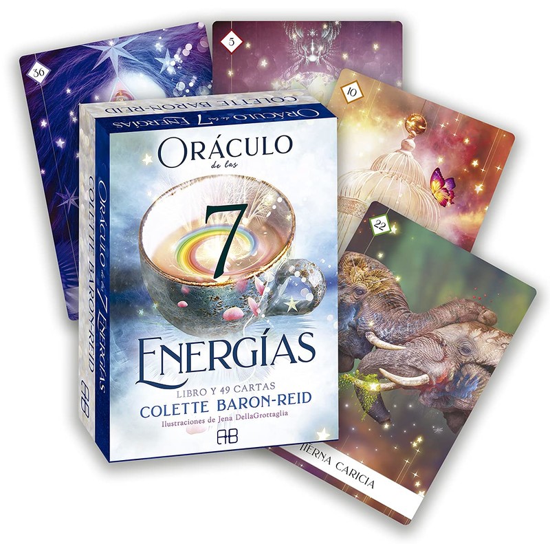 Oráculo de las 7 energías (Libro + 49 cartas). BARON REID COLETTE. Libro en  papel. 9788417851279 Librería El Sótano