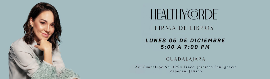 Firma de libros: Healthycorde en el Sótano Guadalajara