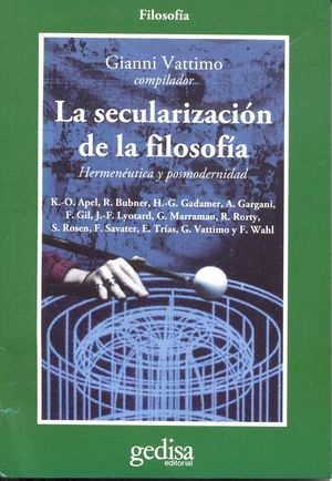 Secularizacion De La Filosofia, La