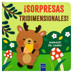 ¡ Sorpresas Tridimensionales!: Animales Del Campo / Pd. ( Libro Pop - Up)