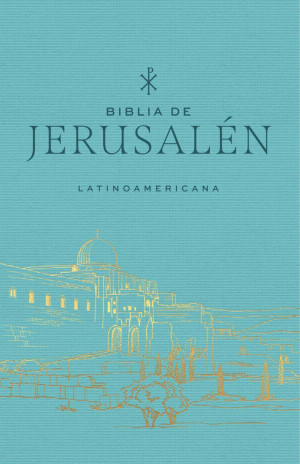 Biblia Jerusalén Latinoamericana / Pd. Tapa ( Edición De Regalo / Tela Azul)