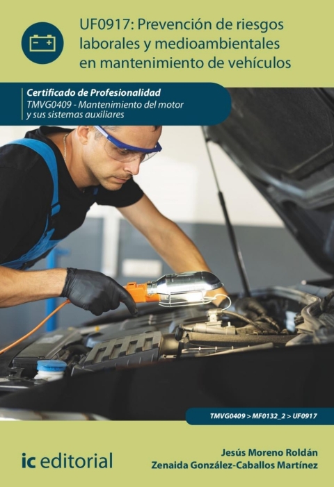 Prevención De Riesgos Laborales Y Medioambientales En Mantenimiento De Vehículos. Uf0917