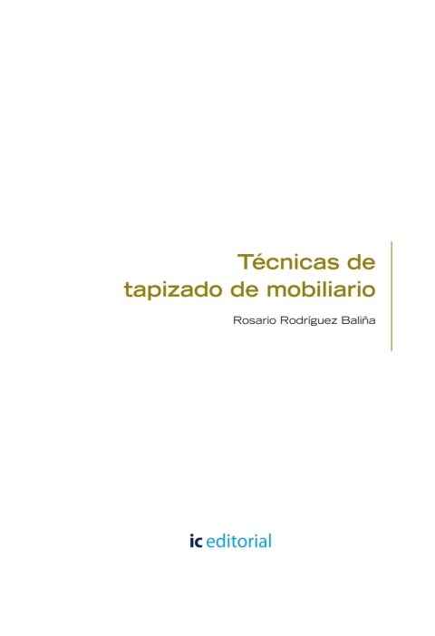 Técnicas De Tapizado De Mobiliario Uf1035